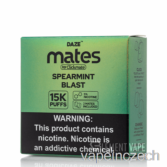 7 Omámení Mate Lusky Spearmint Blast Vape Bez Nikotinu